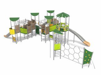 Set mare cu șase turnuri pentru loc de joacă - BGL-17014018 imagine principala