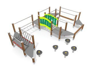Cursă cu obstacole pentru loc de joacă - BGL-8914 imagine principala